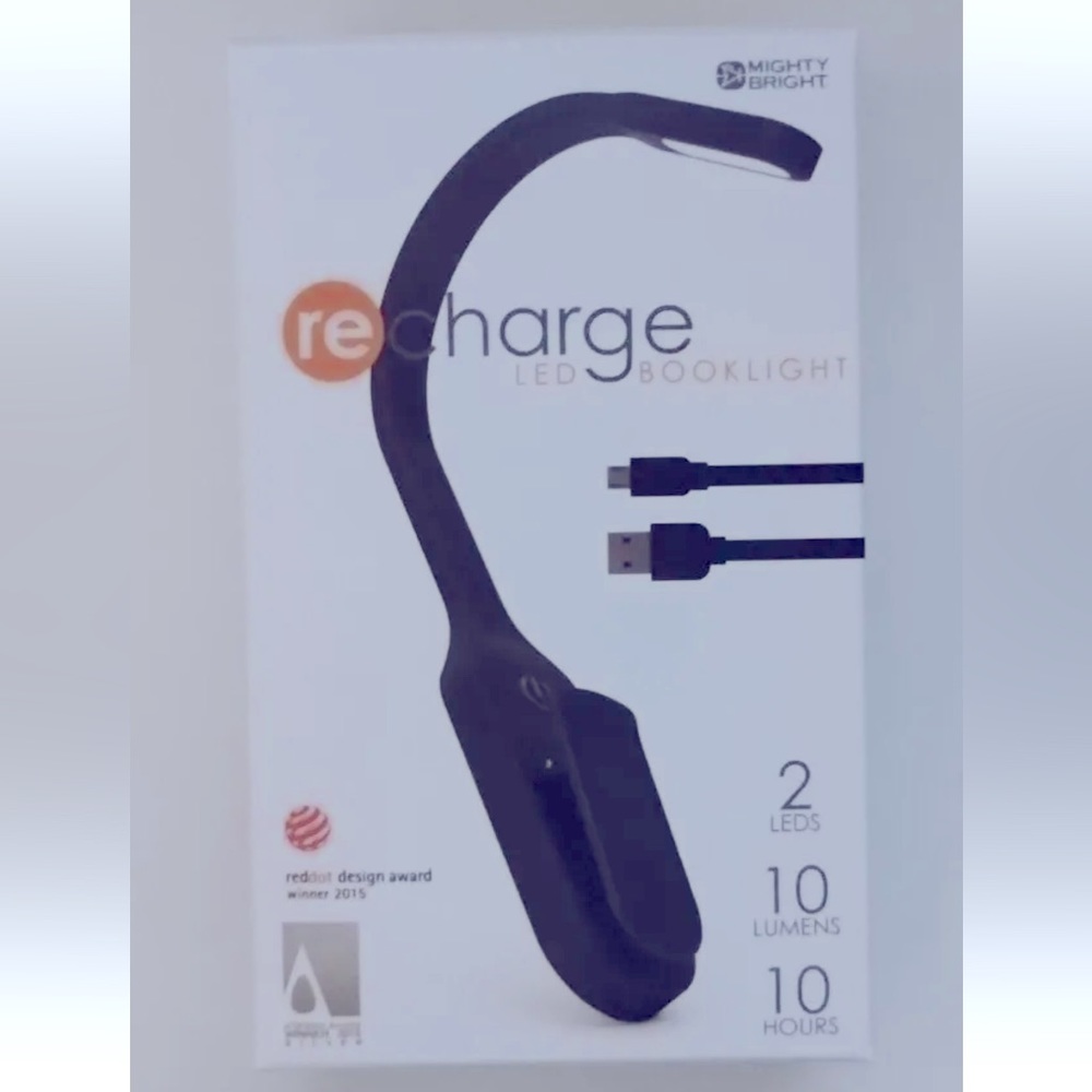 The Original Mighty Bright Recharge Clip On Rechargeable LED Book Light … - Picture 2 of 2